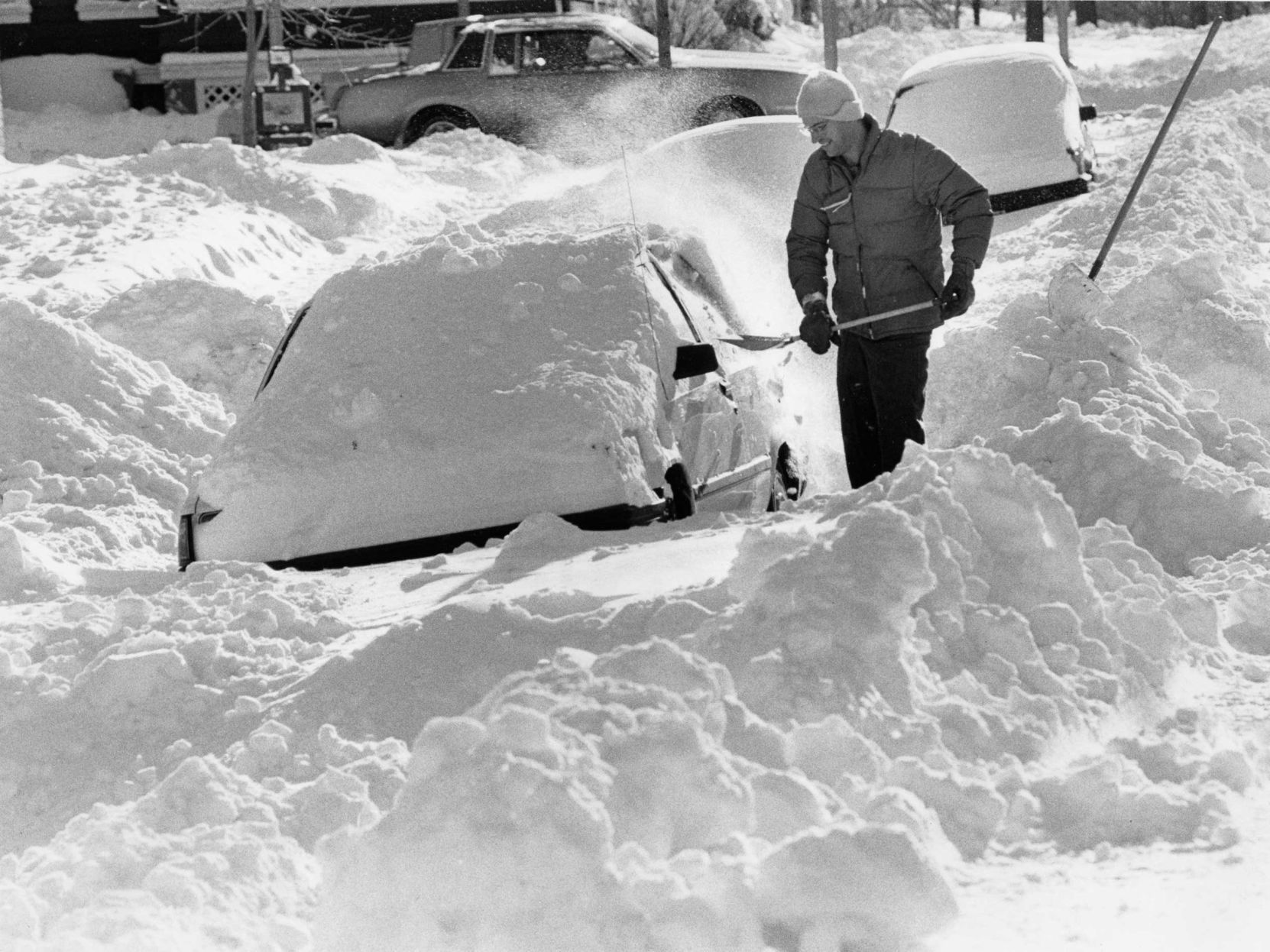 1990: Snowstorm aftermath